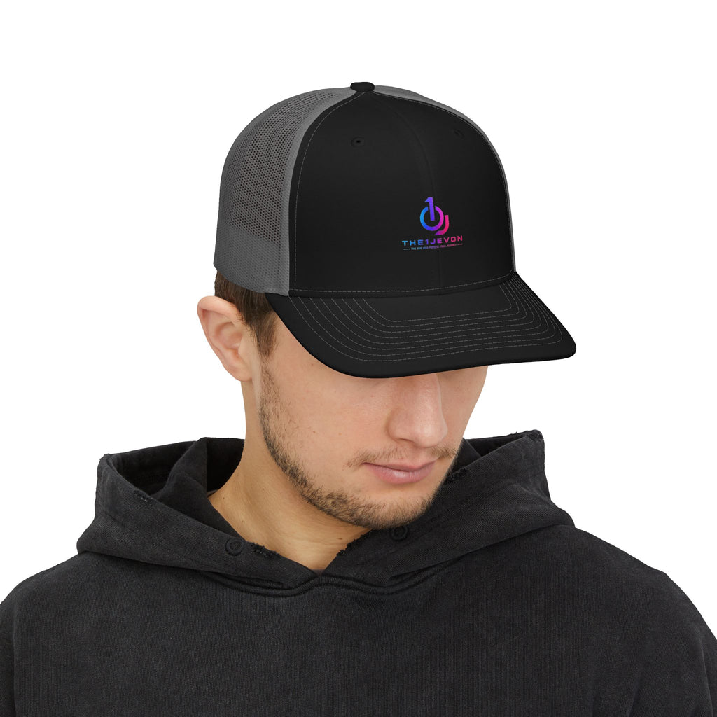 Trucker Cap — The Jevok Logo Snapback Mesh Hat