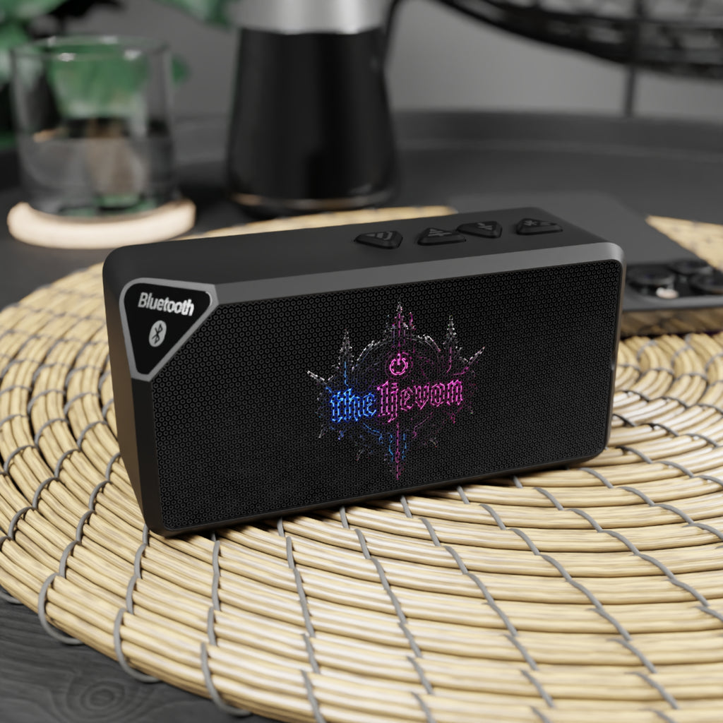 Bluetooth Speaker — 'Love & Devotion' Crown Graphic Portable Speaker