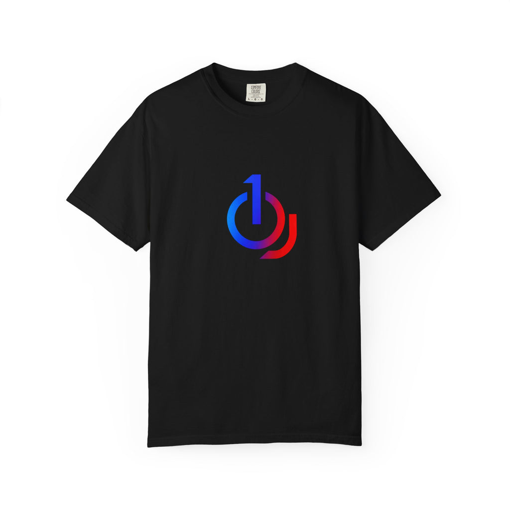 Logo T-Shirt — Blue & Red Power Icon Tee (TheJevon)
