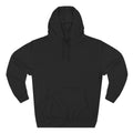 Moonlit Warrior Hoodie — Silhouette Back Graphic Fleece Pullover