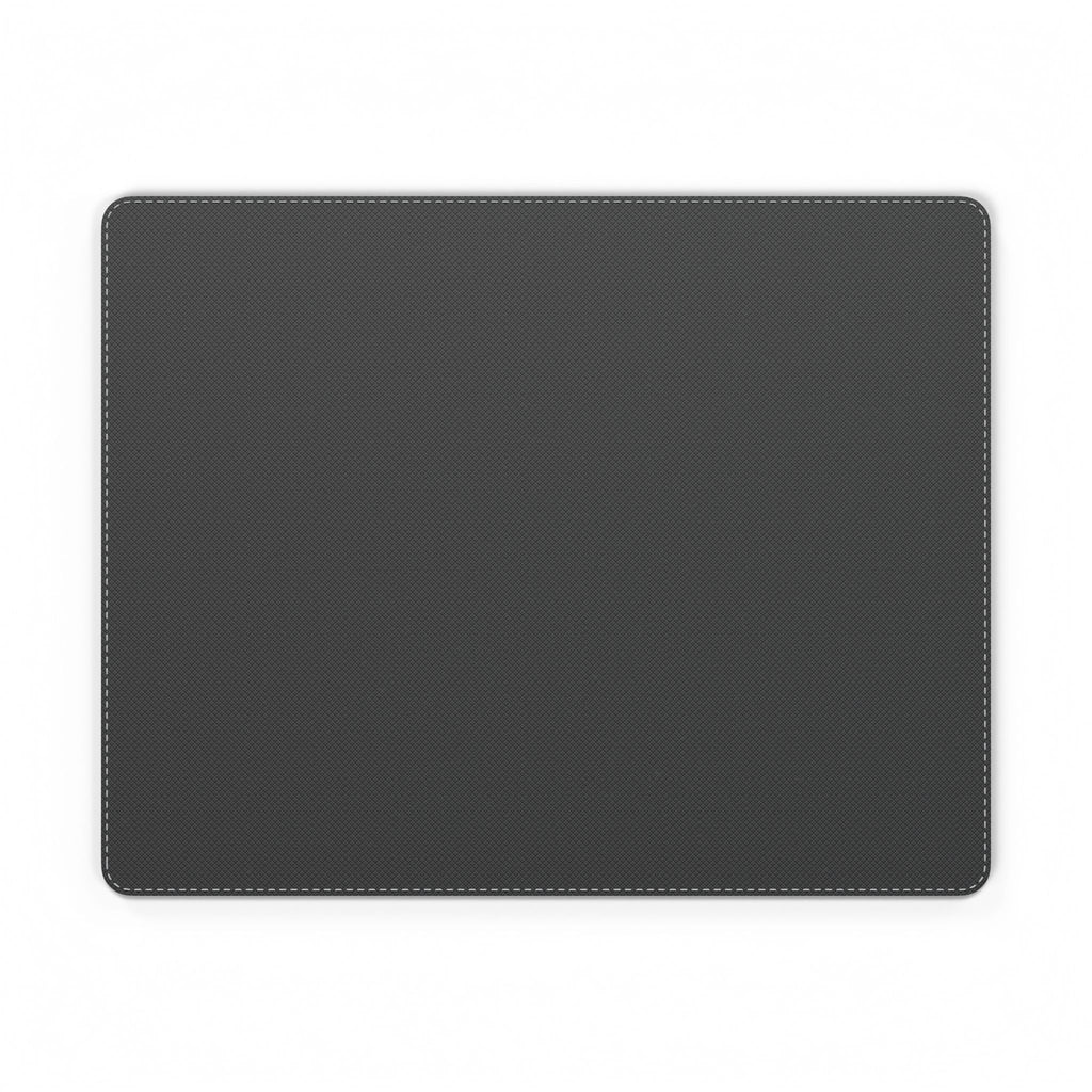 Iridescent Crescent Moon PU Leather Mouse Mat — Neon Moon Desk Pad