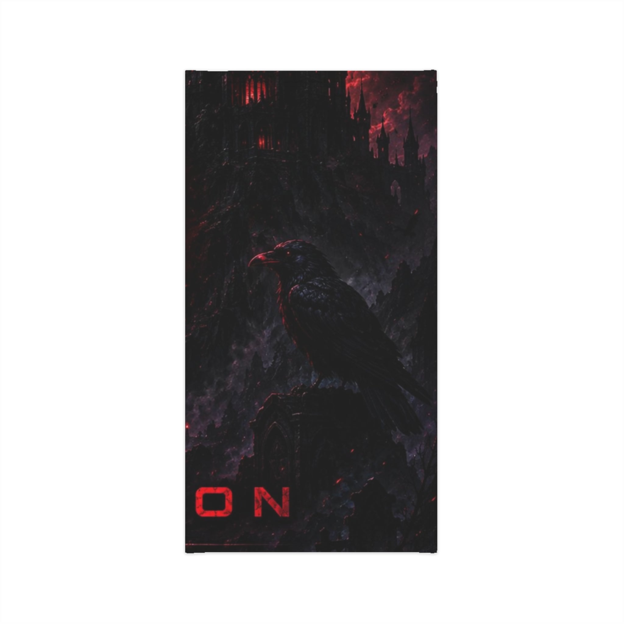 Tech-Goth Neck Gaiter — Raven & Power Button Graphic Balaclava