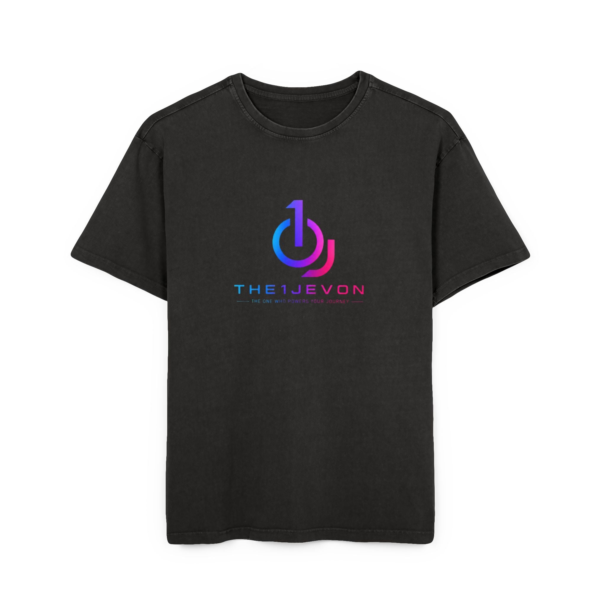 Gamer Neon Logo Tee — "theJevon" Acid Wash Oversized T-Shirt