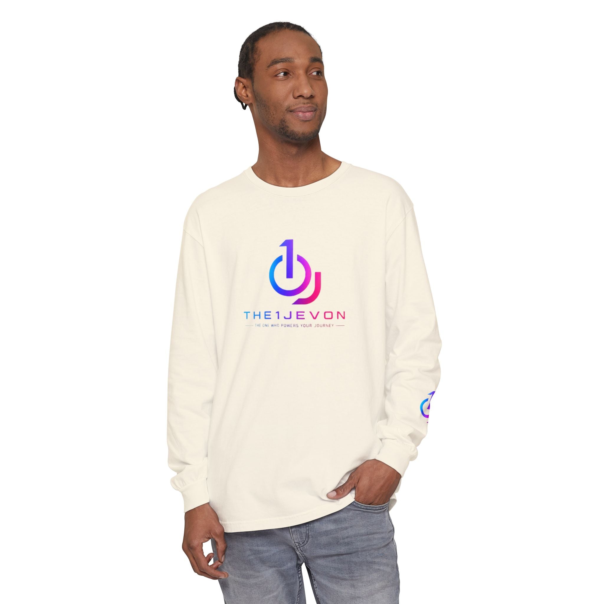 The Tjevan Pastel Logo Long Sleeve Tee