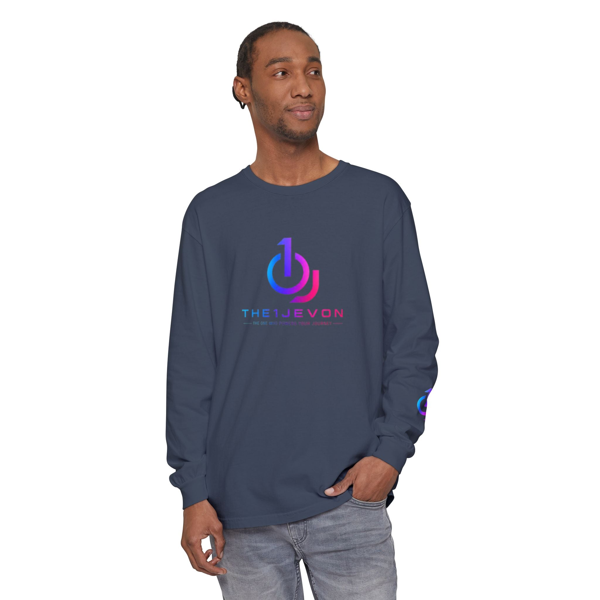 The Tjevan Pastel Logo Long Sleeve Tee