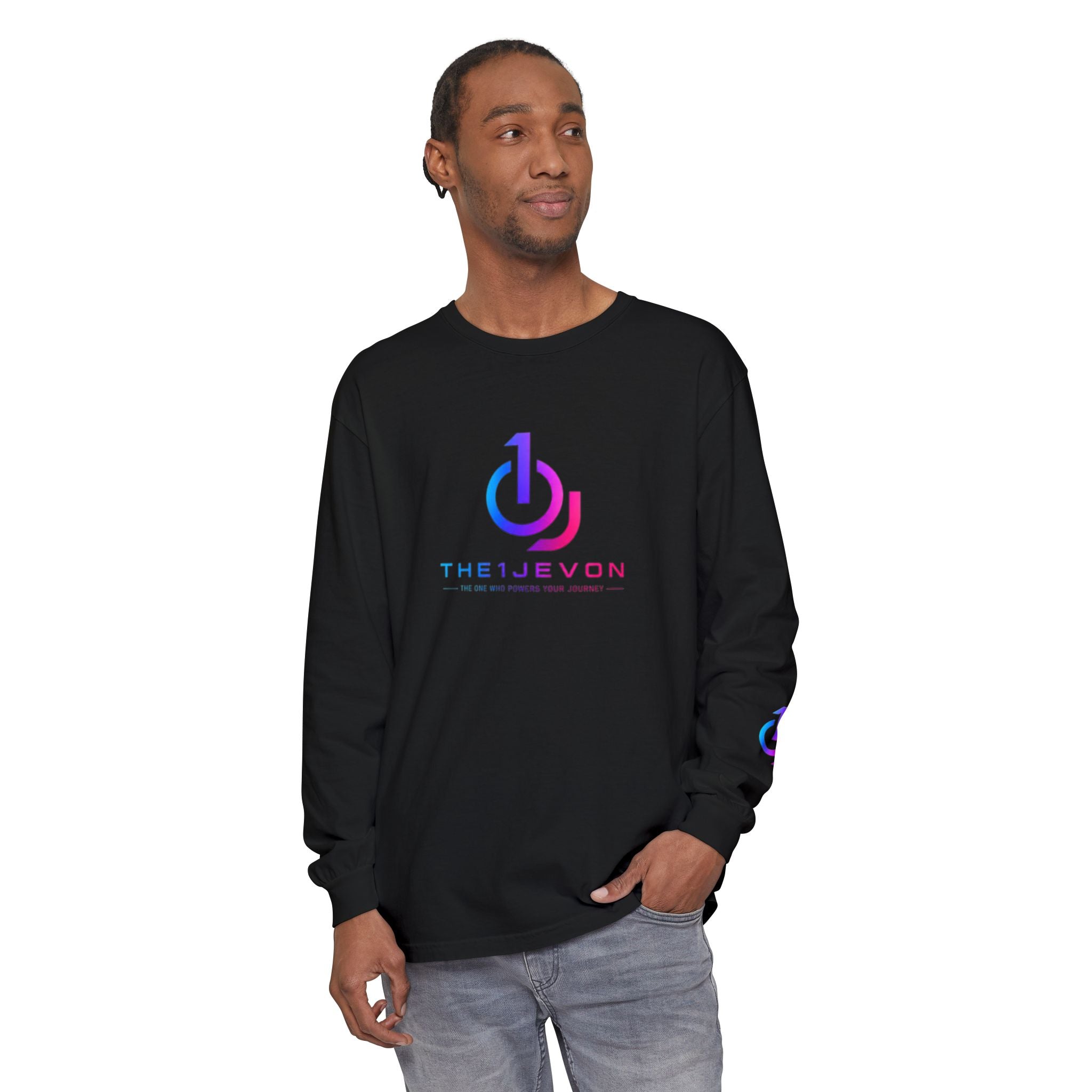 The Tjevan Pastel Logo Long Sleeve Tee