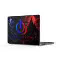 MacBook Case — TheJevon Logo Matte Protective Cover (Red & Blue Gothic Moon)