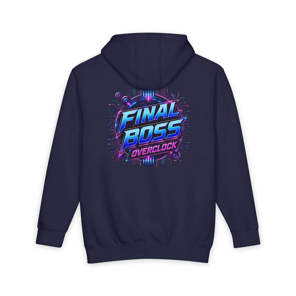 Final Boss Overclock Hoodie — Retro Gaming Graphic Pullover