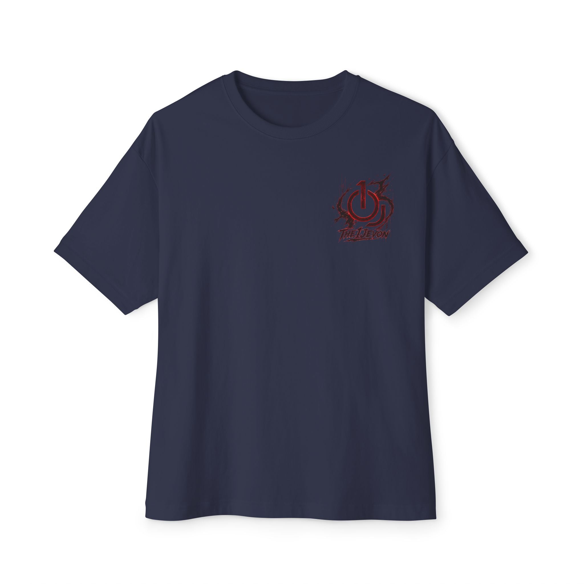Samurai Mountain Tee — Red Moon Warrior Graphic Shirt