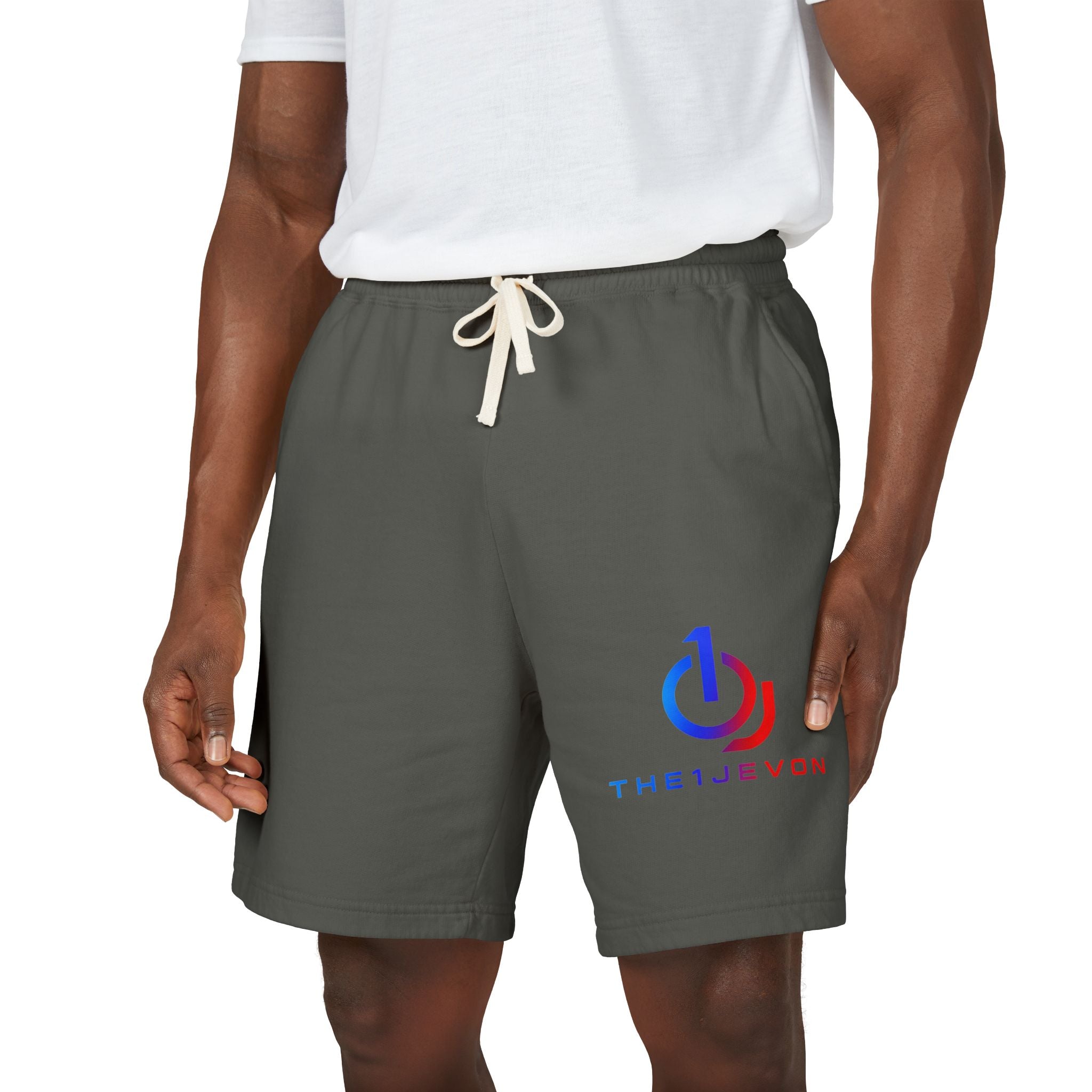 Lightweight Fleece Sweat Shorts — The1Jevon Logo