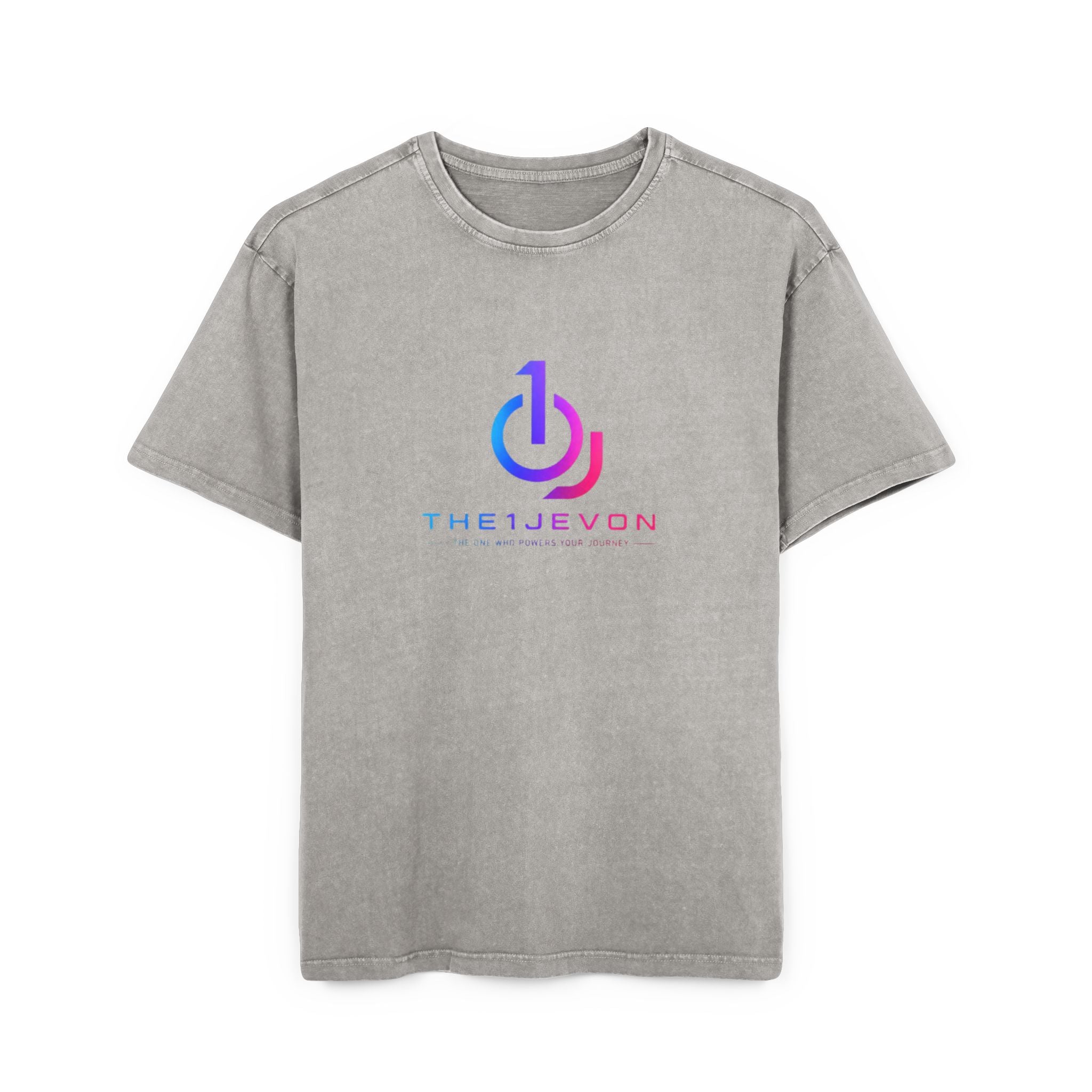Gamer Neon Logo Tee — "theJevon" Acid Wash Oversized T-Shirt