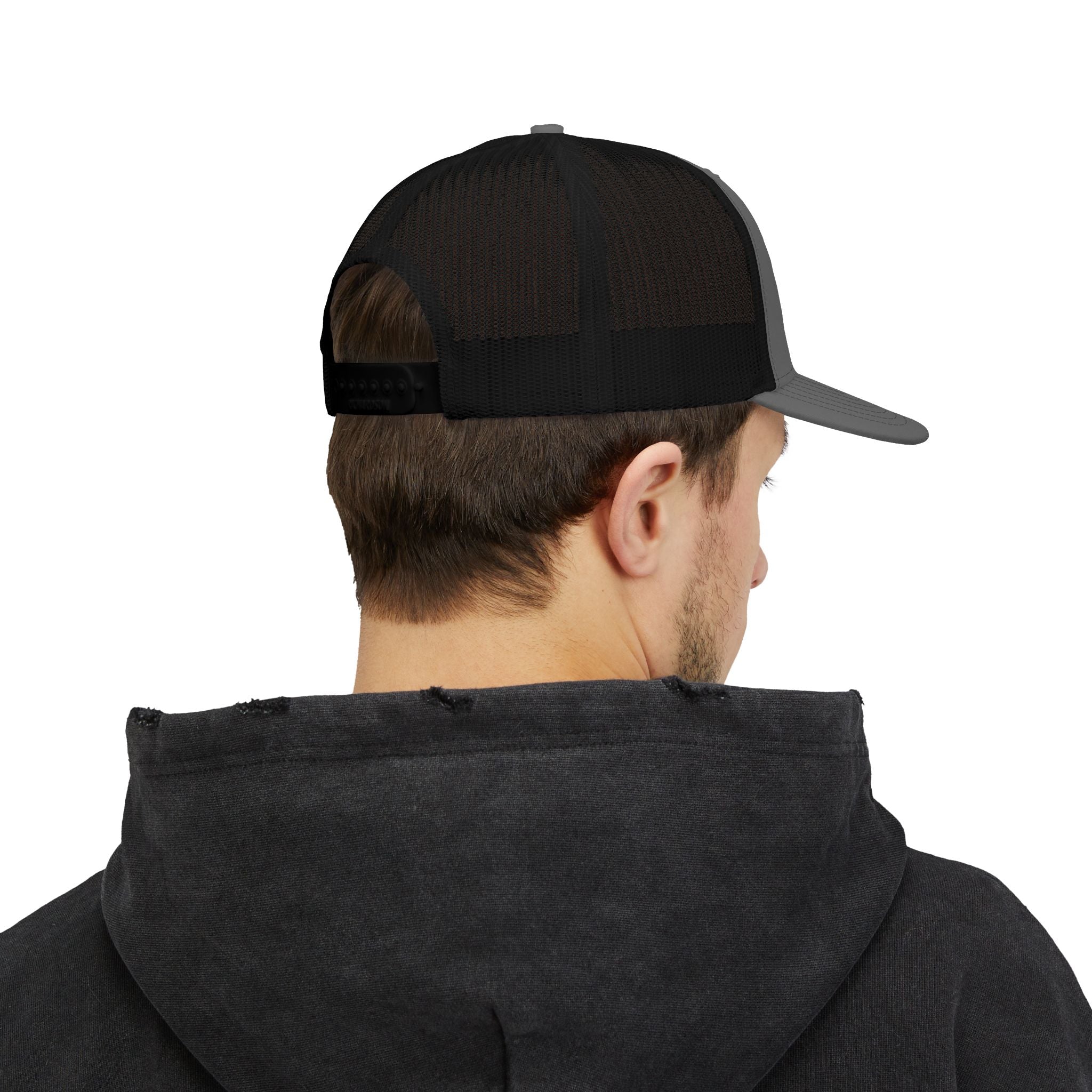 Trucker Cap — The Jevok Logo Snapback Mesh Hat