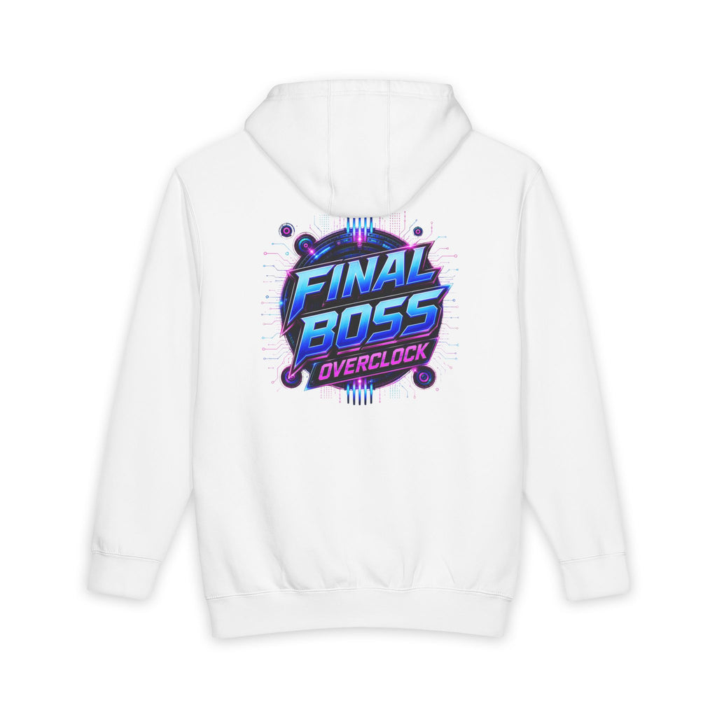 Final Boss Overclock Hoodie — Retro Gaming Graphic Pullover