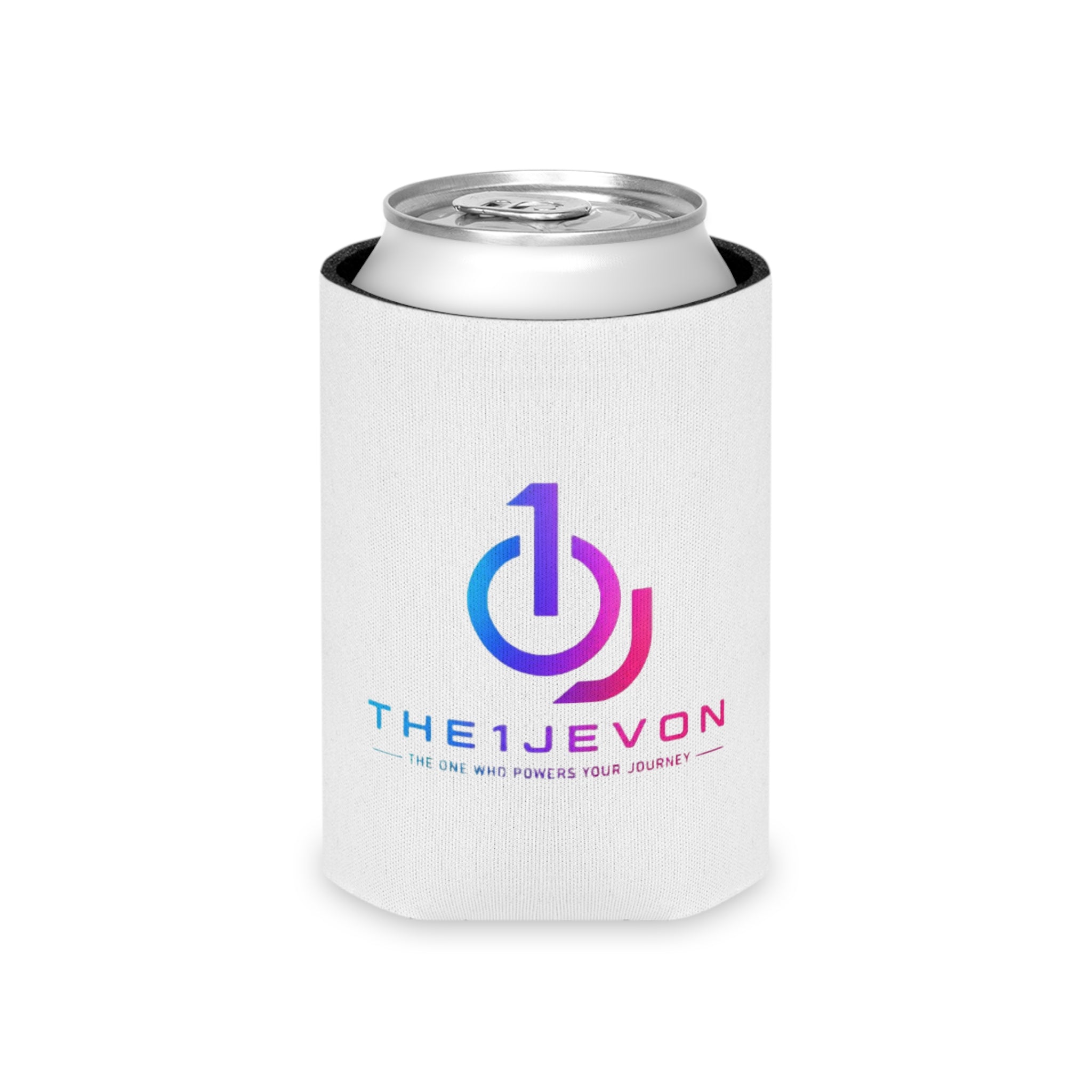 Can Cooler – 'the 1jevon' Neon Cyberwave Drink Koozie