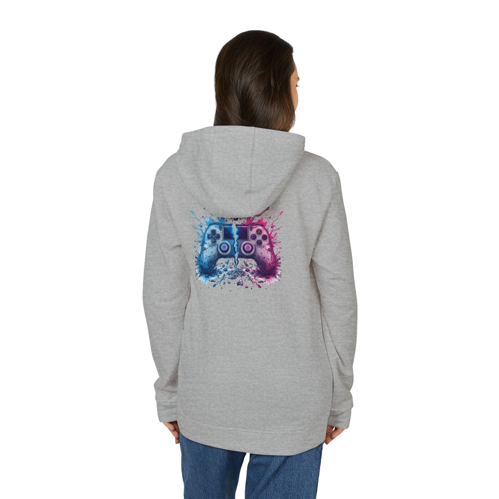 Gaming Controller Hoodie — Color Splash Retro Controller Graphic