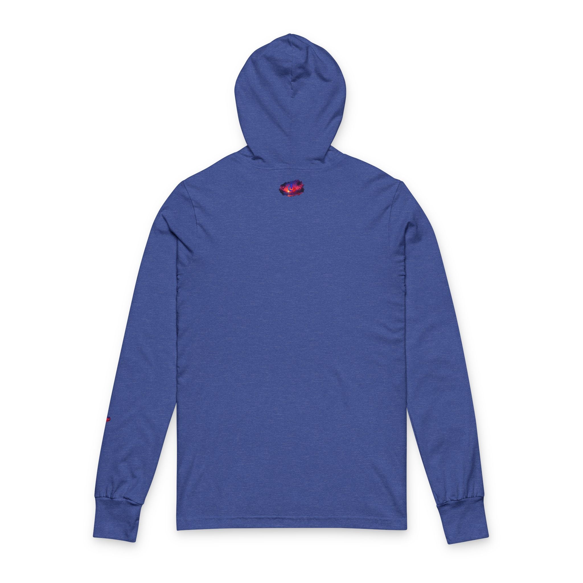 Tropical Sunset tone Hooded Long Sleeve Tee-theonejevon