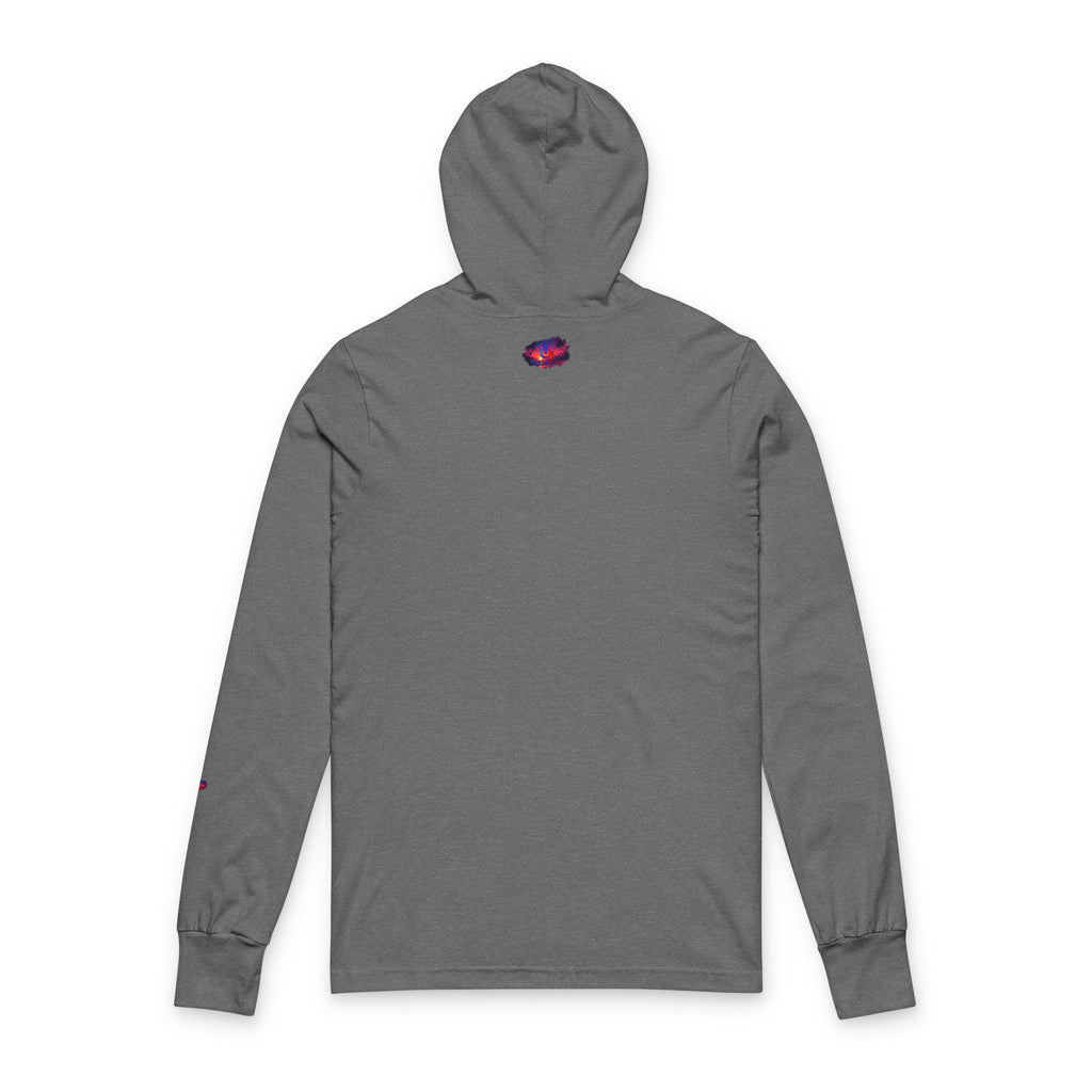 Tropical Sunset tone Hooded Long Sleeve Tee-theonejevon