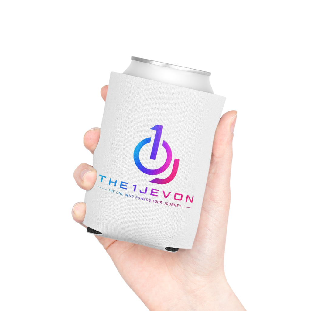 Can Cooler – 'the 1jevon' Neon Cyberwave Drink Koozie