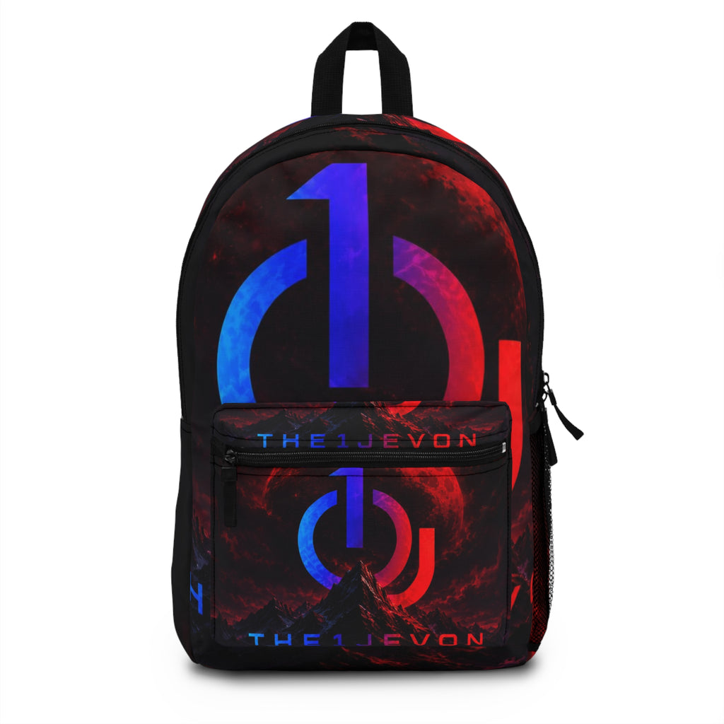 Neon Power Logo Backpack — The Ijevon Graphic Daypack