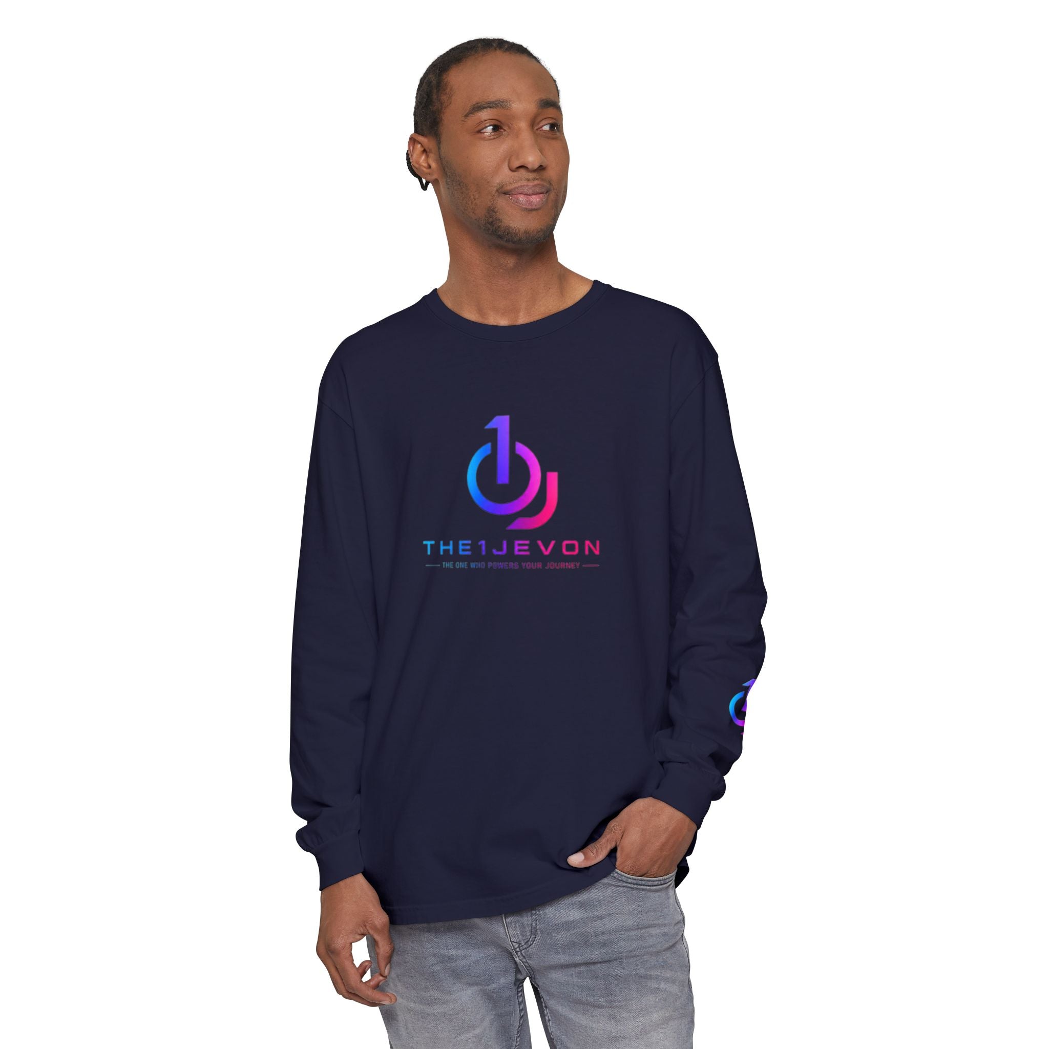 The Tjevan Pastel Logo Long Sleeve Tee