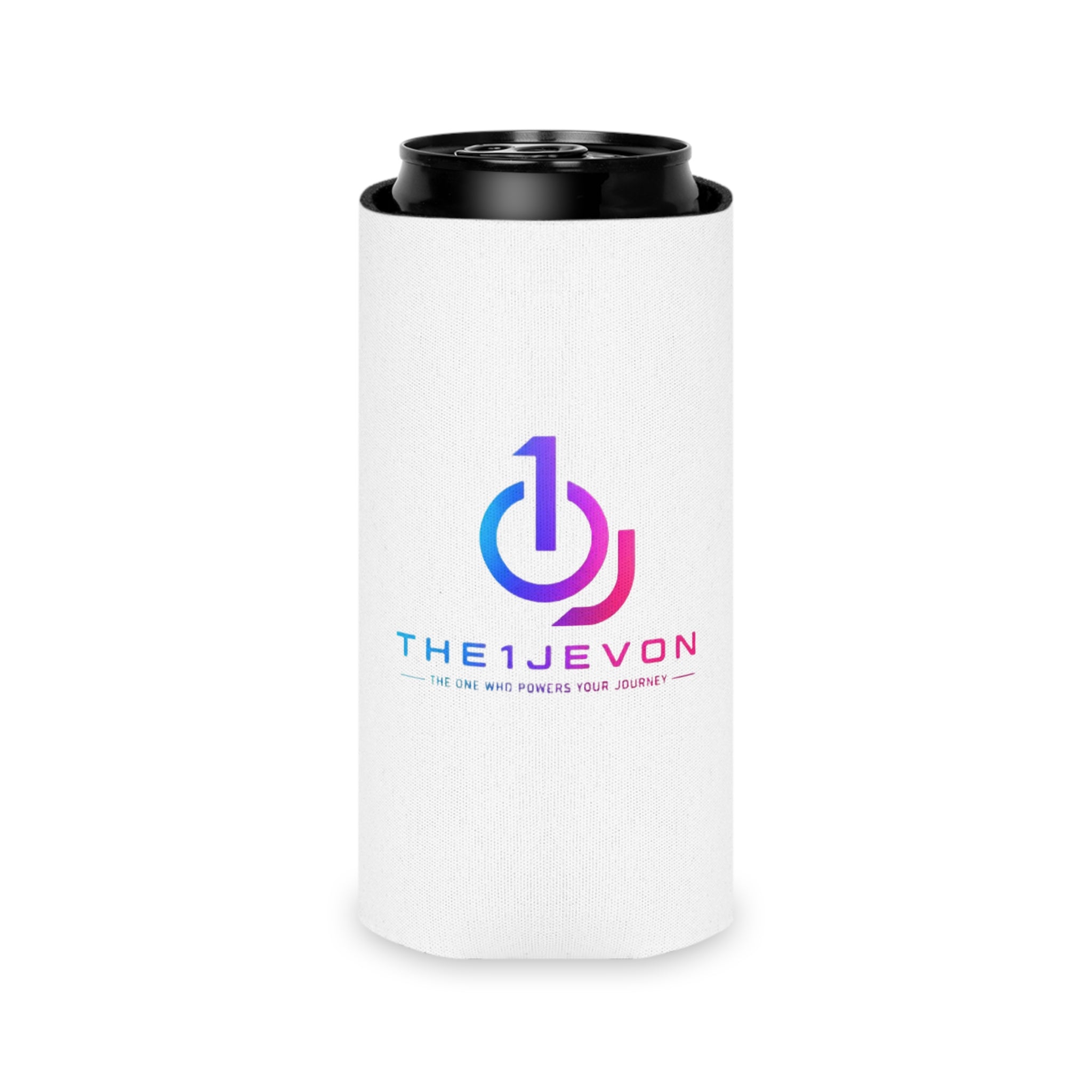 Can Cooler – 'the 1jevon' Neon Cyberwave Drink Koozie