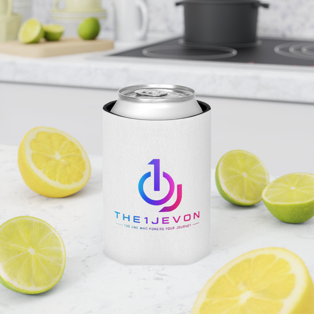 Can Cooler – 'the 1jevon' Neon Cyberwave Drink Koozie