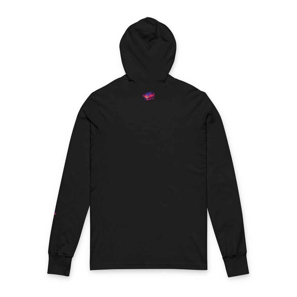 Tropical Sunset tone Hooded Long Sleeve Tee-theonejevon