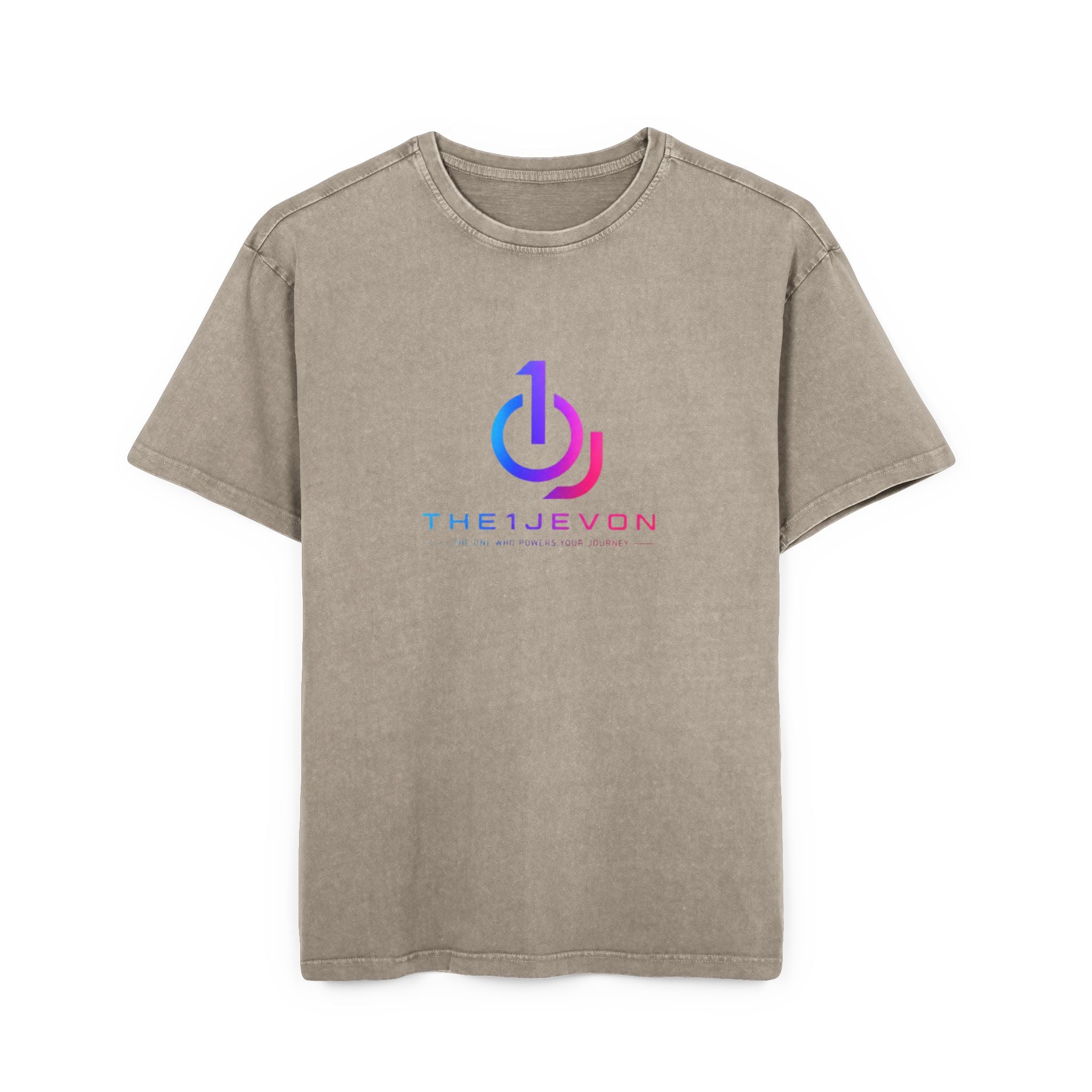 Gamer Neon Logo Tee — "theJevon" Acid Wash Oversized T-Shirt