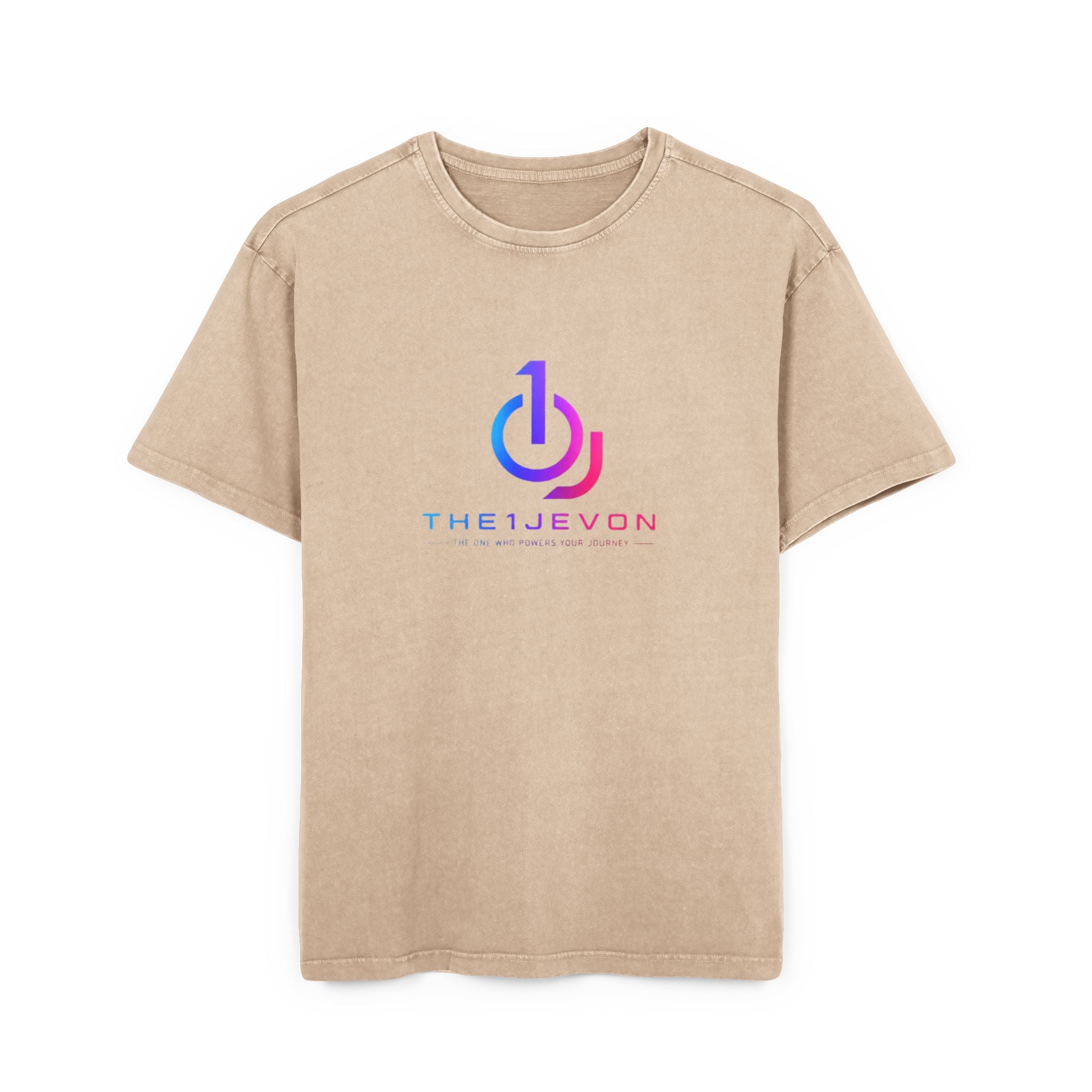 Gamer Neon Logo Tee — "theJevon" Acid Wash Oversized T-Shirt