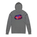 Tropical Sunset tone Hooded Long Sleeve Tee-theonejevon