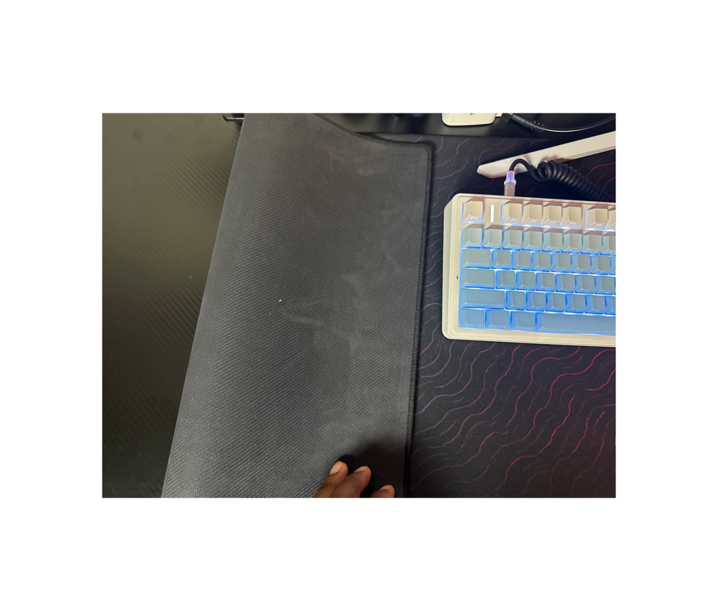 premium extended gaming mouse pad- smooth glide desk mat