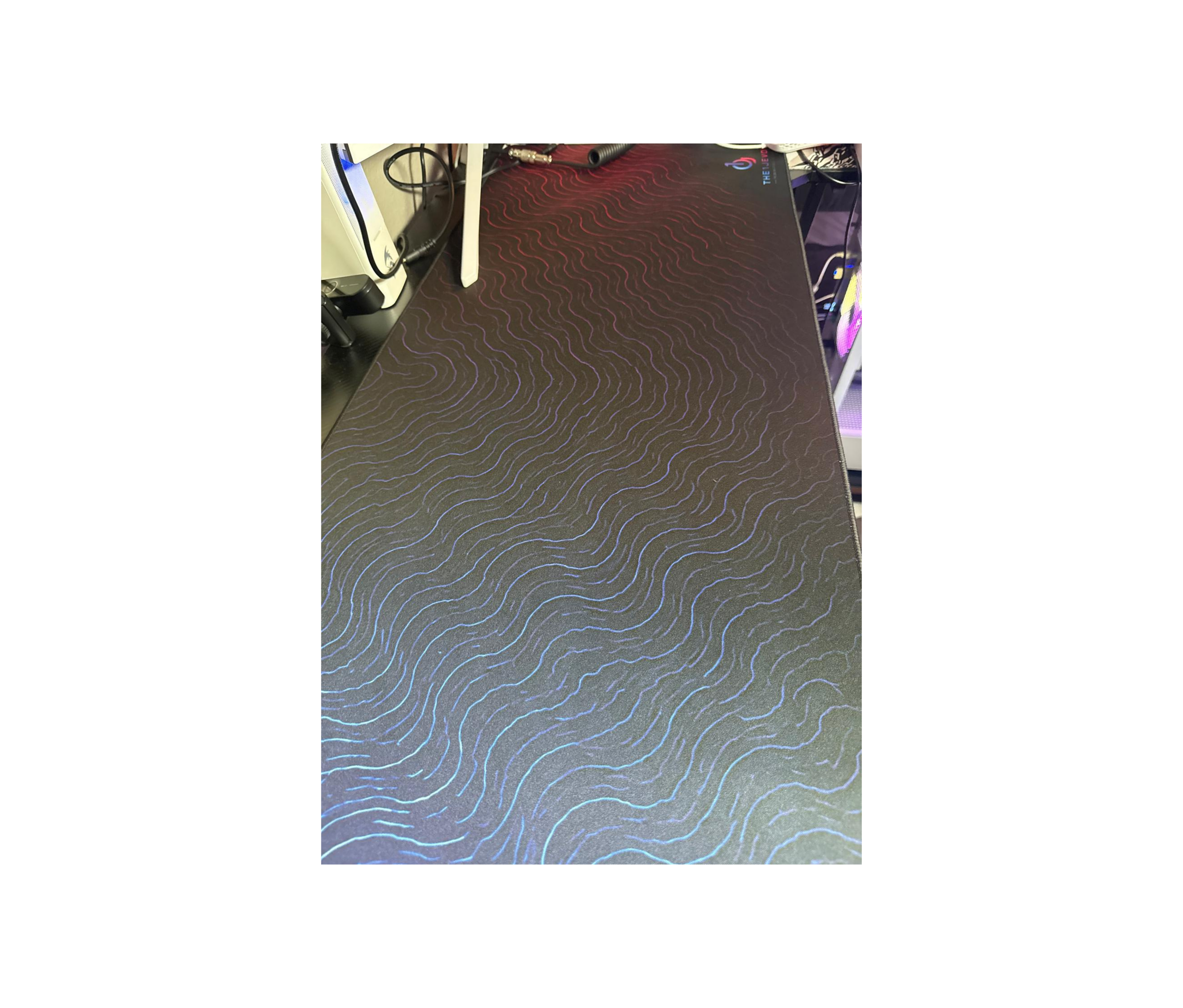 premium extended gaming mouse pad- smooth glide desk mat