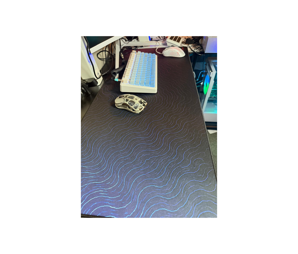 premium extended gaming mouse pad- smooth glide desk mat