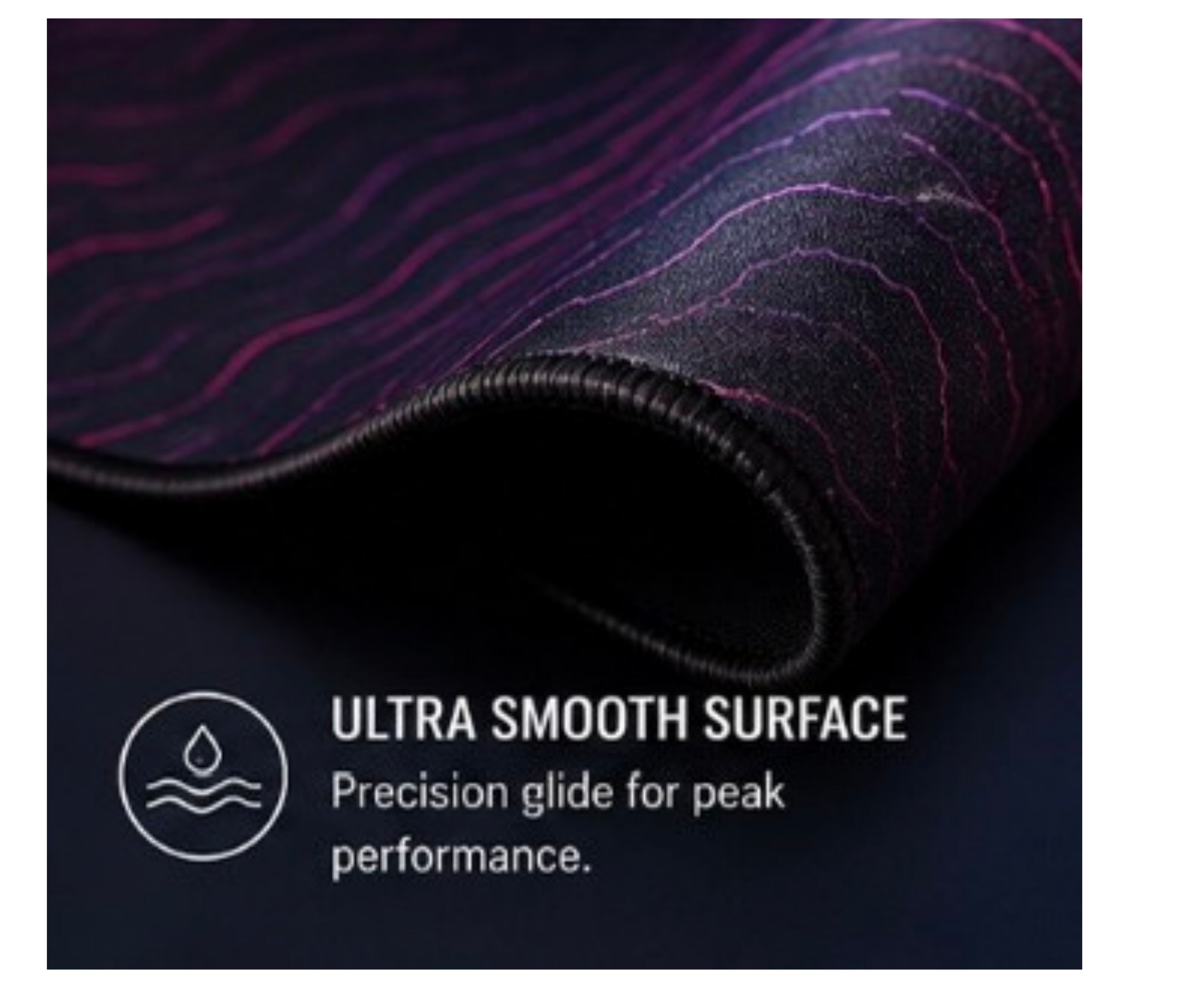 premium extended gaming mouse pad- smooth glide desk mat