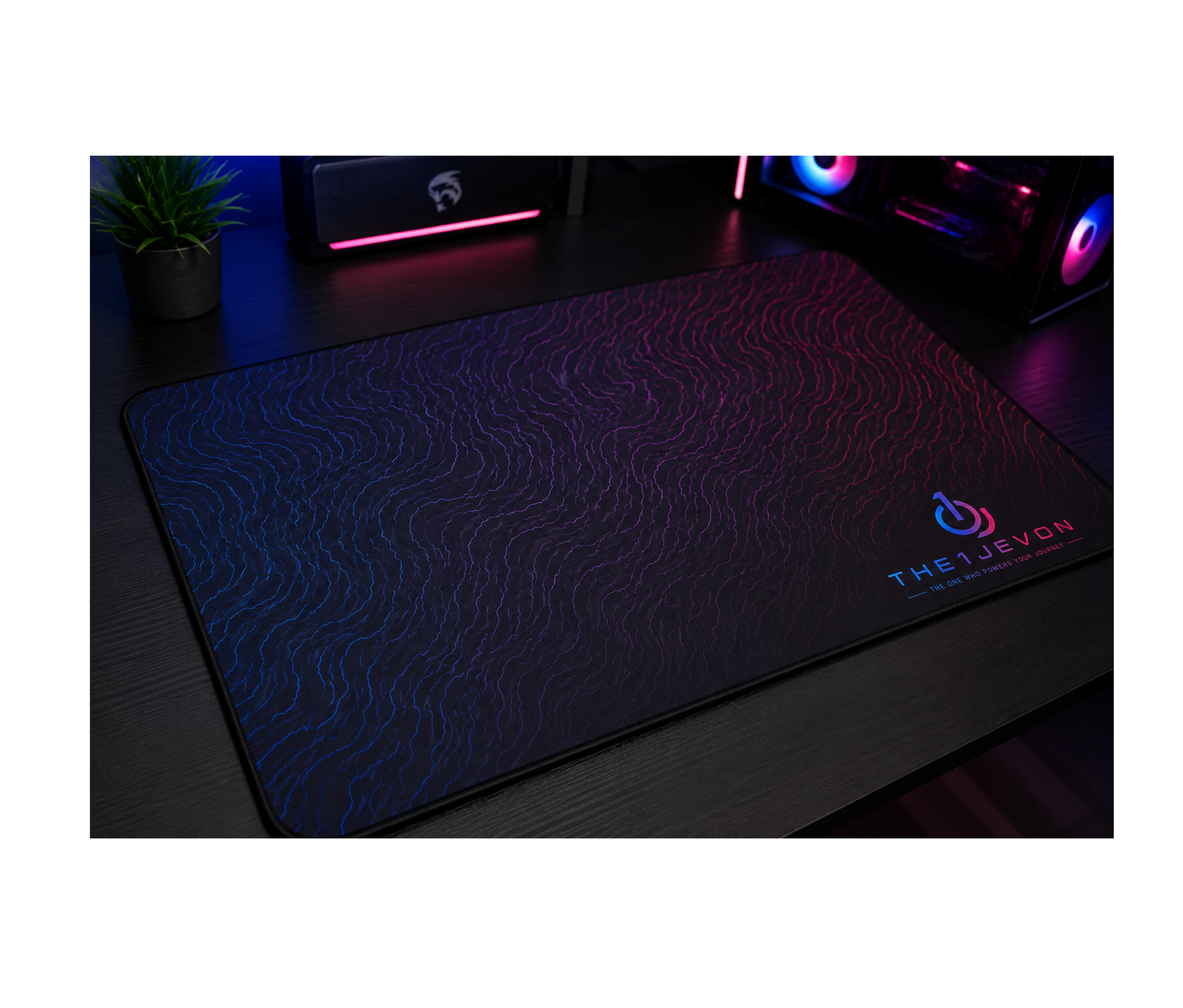 premium extended gaming mouse pad- smooth glide desk mat
